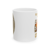 11oz Flames Test Metal – Courage Defines the Firefighter Mug
